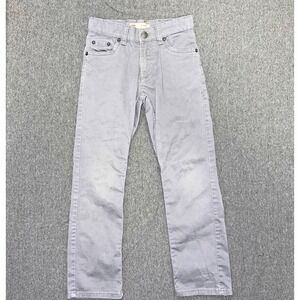 Levis 511 Slim Jeans Boys Size 7X Reg Grey Wash Adjustable Waist